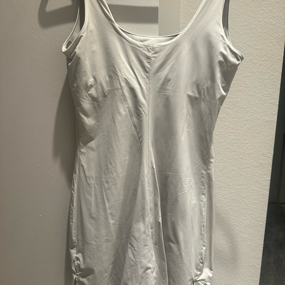 Nike Women's white Purple Bliss Sleeveless Athletic Tennis Dress Size Small